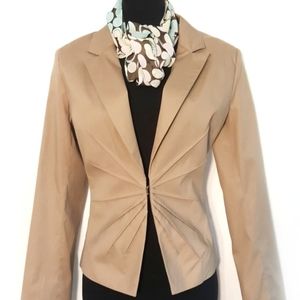 Blazer Jacket Coat Camel Tan NY & CO 8 M